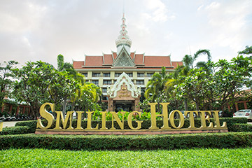 Smiling, smiling hotel, smiling main building,smiling deluxe, smiling deluxe hotel, smiling deluxe siem reap, smiling deluxe cambodia, smiling deluxe angkor, smiling deluxe hotel siem reap angkor